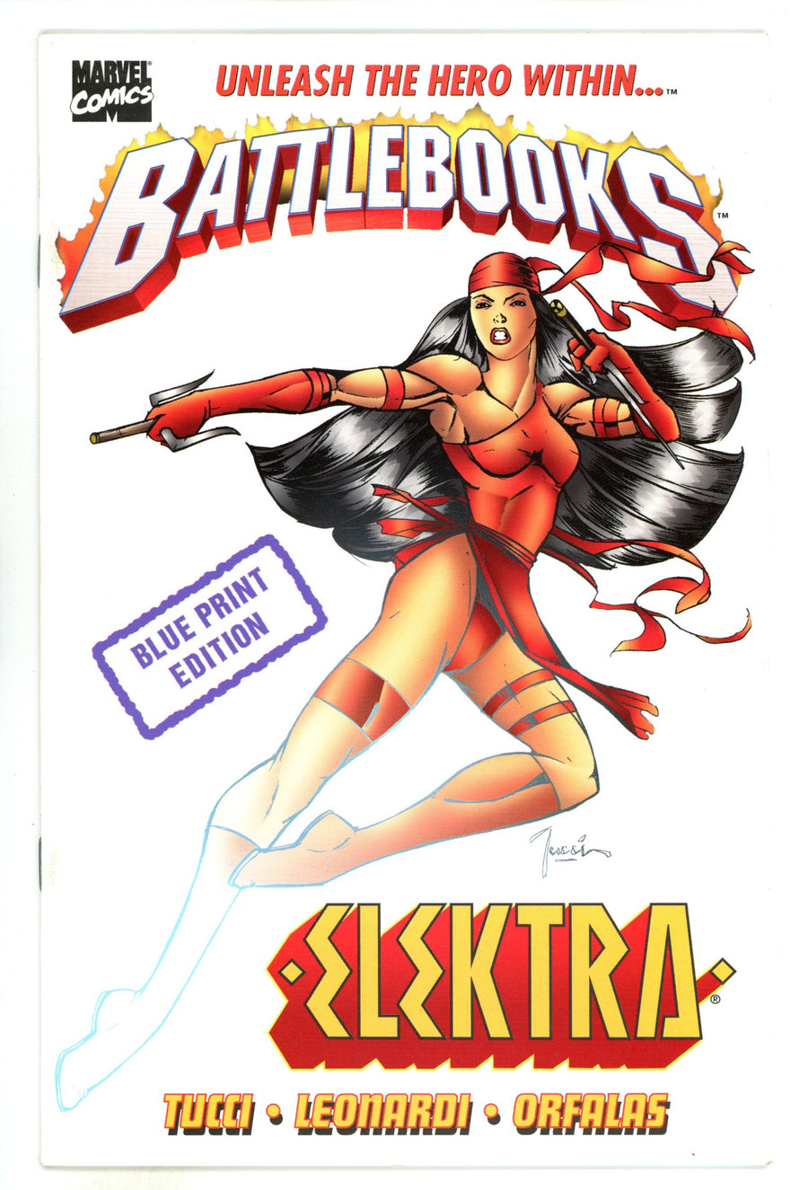 Elektra Battlebook: Blue Print Edition 1 VF (8.0) (1998) 