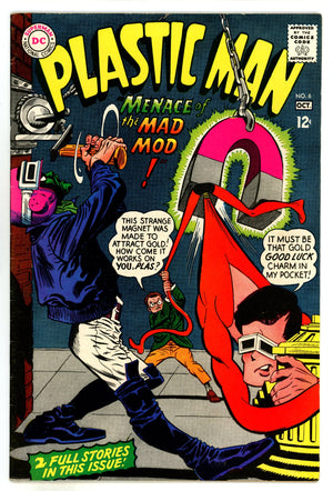 Plastic Man Vol 1 6 FN+ (6.5) (1967) 