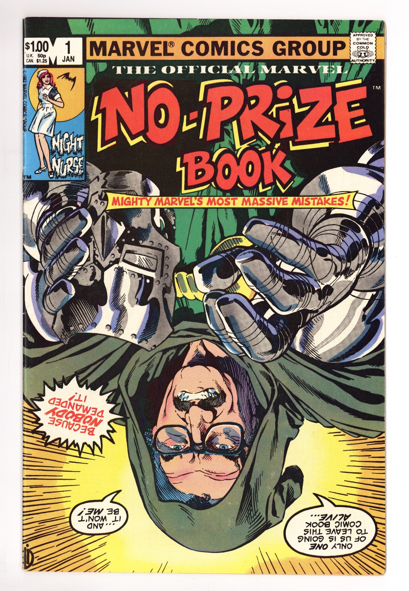 The Marvel No-Prize Book 1 Low Grade (1983) 