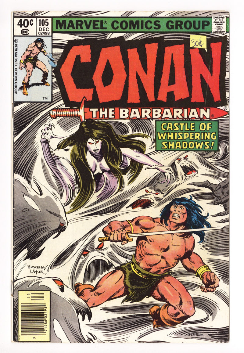 Conan the Barbarian Vol 1 105 Low Grade (1979) Newsstand 