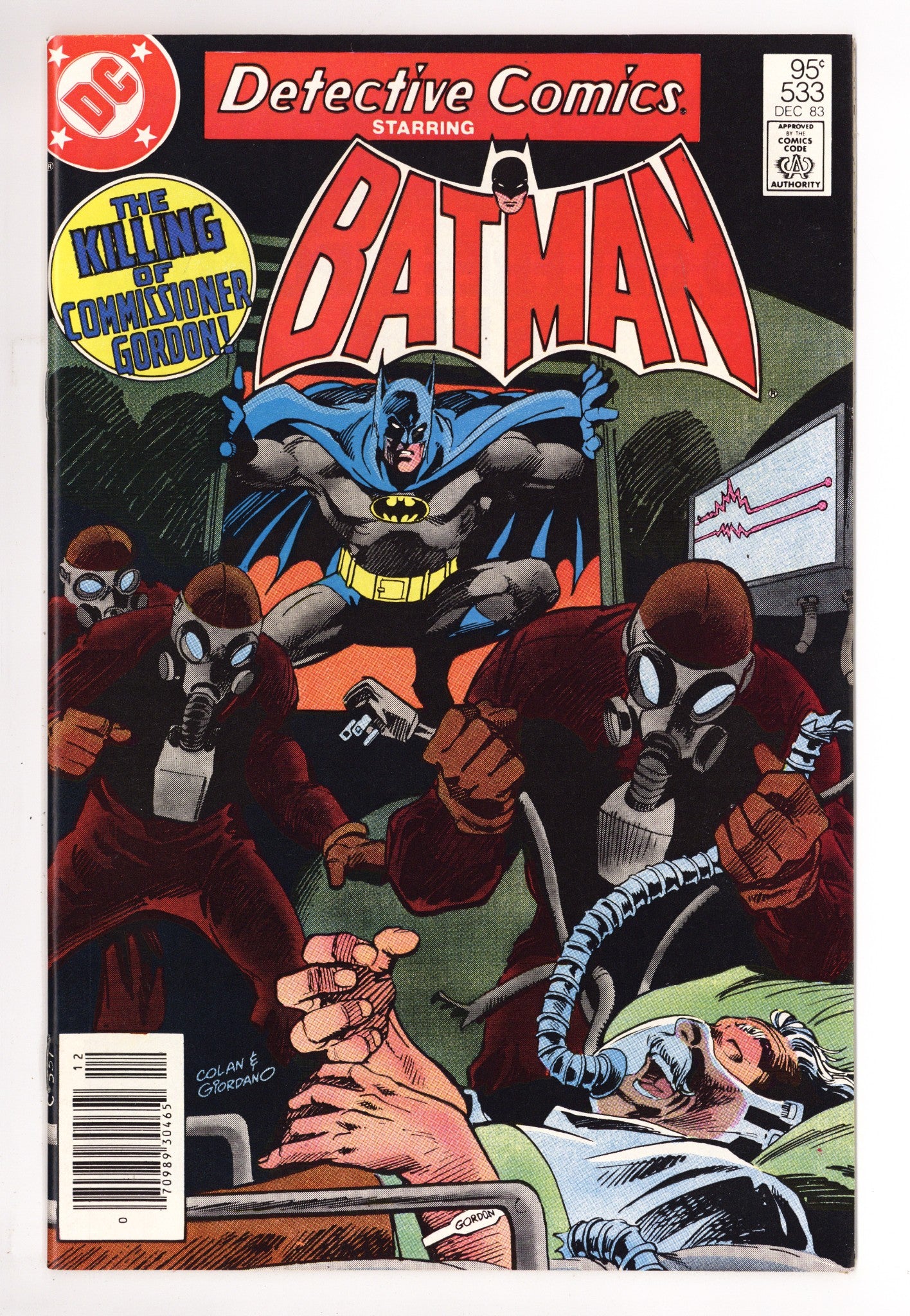 Detective Comics Vol 1 553 NM- (9.2) (1985) Canadian Price Variant 