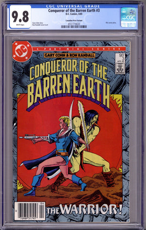 Conqueror of the Barren Earth 3 CGC 9.8 (NM/M) (1985) Canadian Price Variant