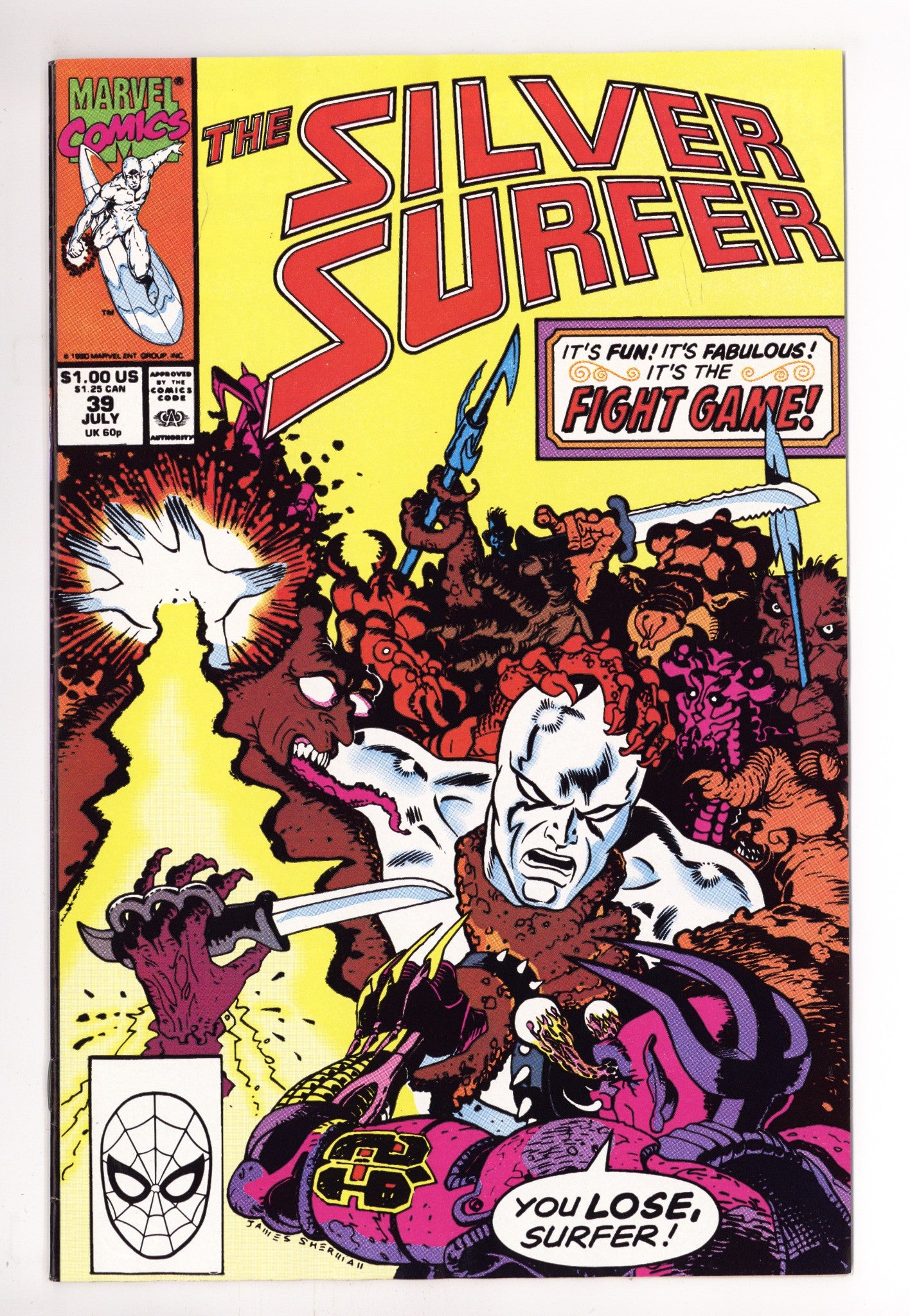 Silver Surfer Vol 3 39 Mid Grade (1990) 