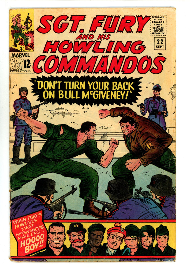 Sgt. Fury 22 VG/FN (5.0) (1965) 