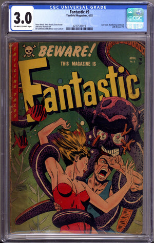 Fantastic 9 CGC 3.0 (GD/VG) (1952)