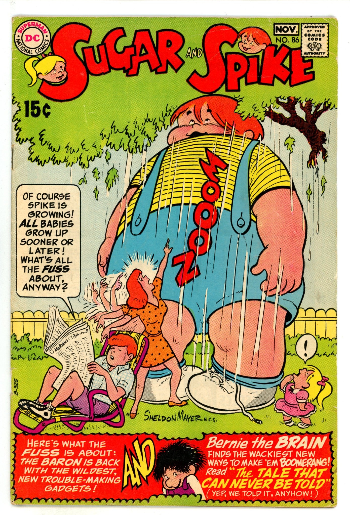 Sugar & Spike 86 VG- (3.5) Dolls Cut (1969) 
