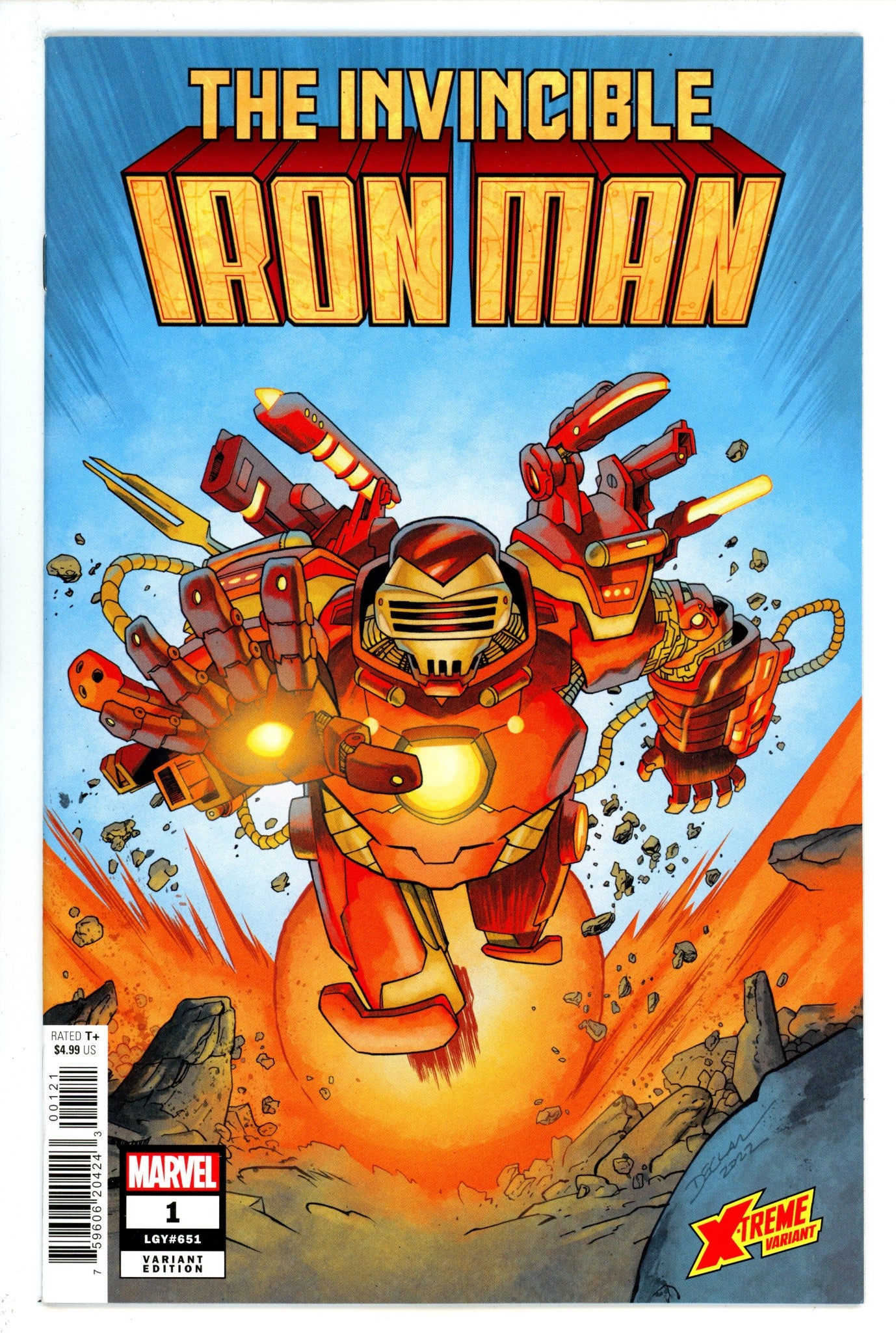 Invincible Iron Man Vol 4 1 (651) High Grade (2023) Shalvey Variant 