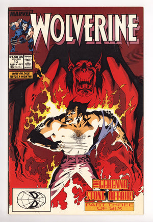 Wolverine Vol 2 13  High Grade   (1989)