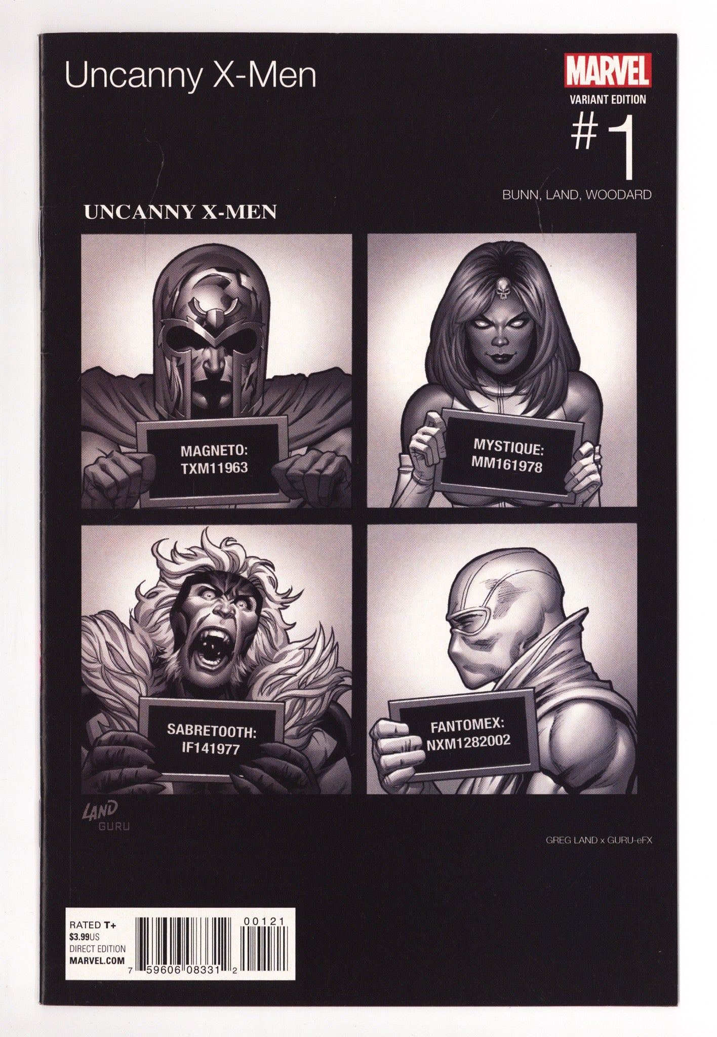 Uncanny X-Men Vol 4 1 High Grade (2016) Hip-Hop Variant 
