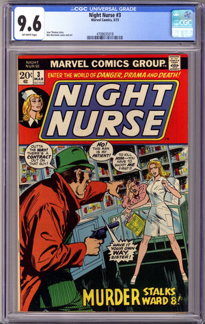 Night Nurse Vol 1 3 CGC 9.6 (NM+) (1973)