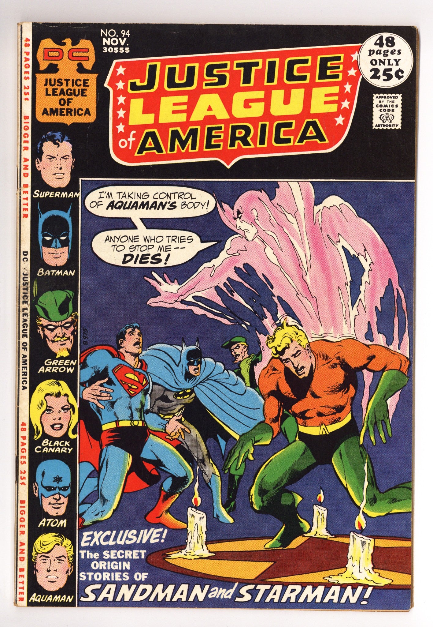 Justice League of America Vol 1 94 FN- (5.5) (1971) 