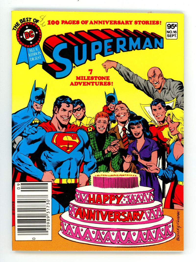 DC Special Blue Ribbon Digest 16 VF+ (8.5) (1981) Newsstand 