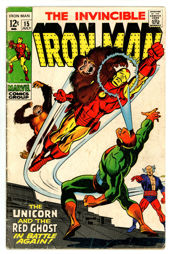 Iron Man Vol 1 15 VG- (3.5) (1969)