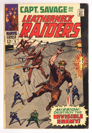 Capt. Savage and His Leatherneck Raiders 5 VG (4.0) (1968)