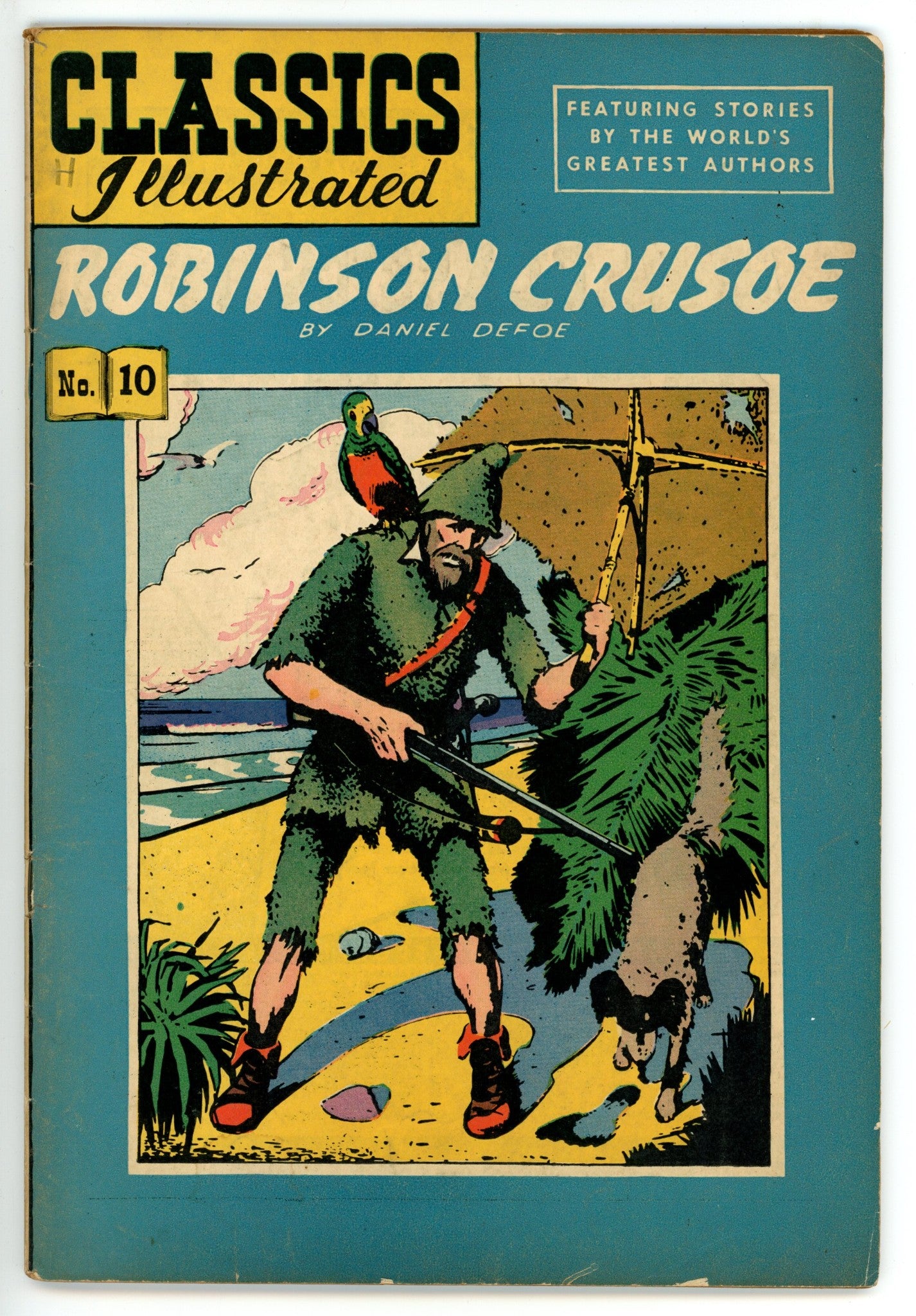 Classics Illustrated: Robinson Crusoe 10 Hrn 51 VG+ (1948)
