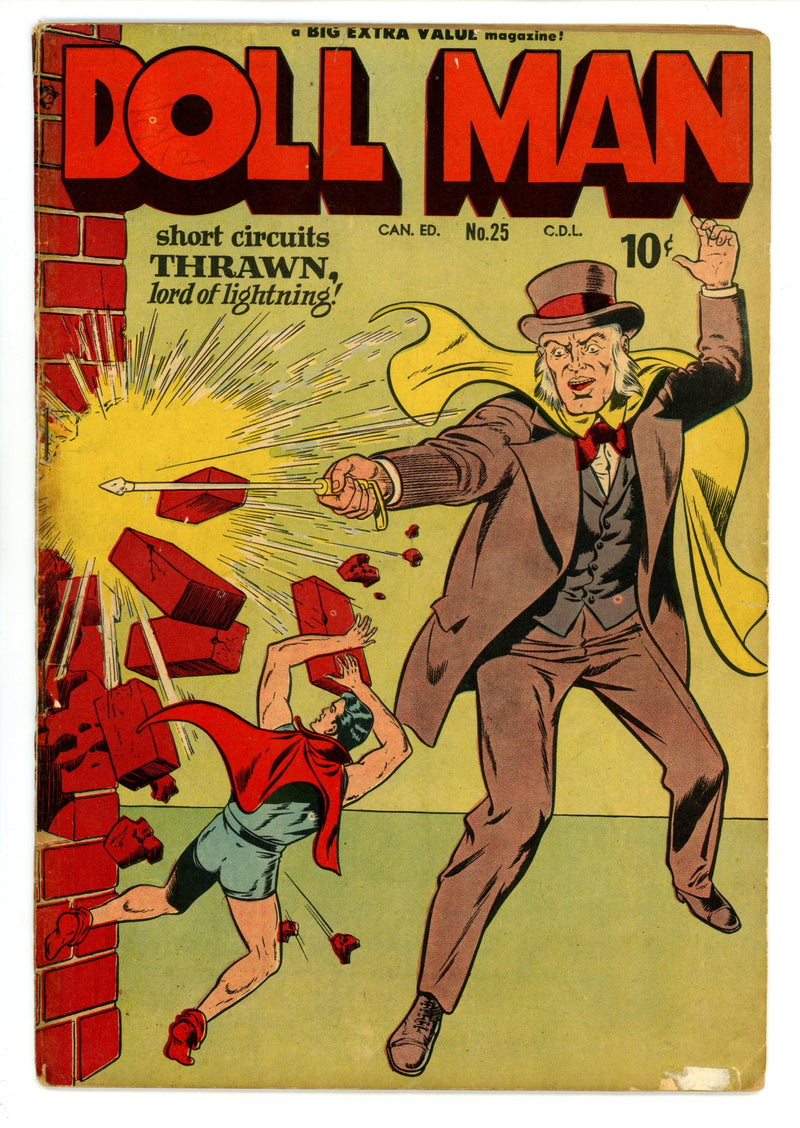 Doll Man 25 GD/VG (3.0) (1949) Canadian Edition 
