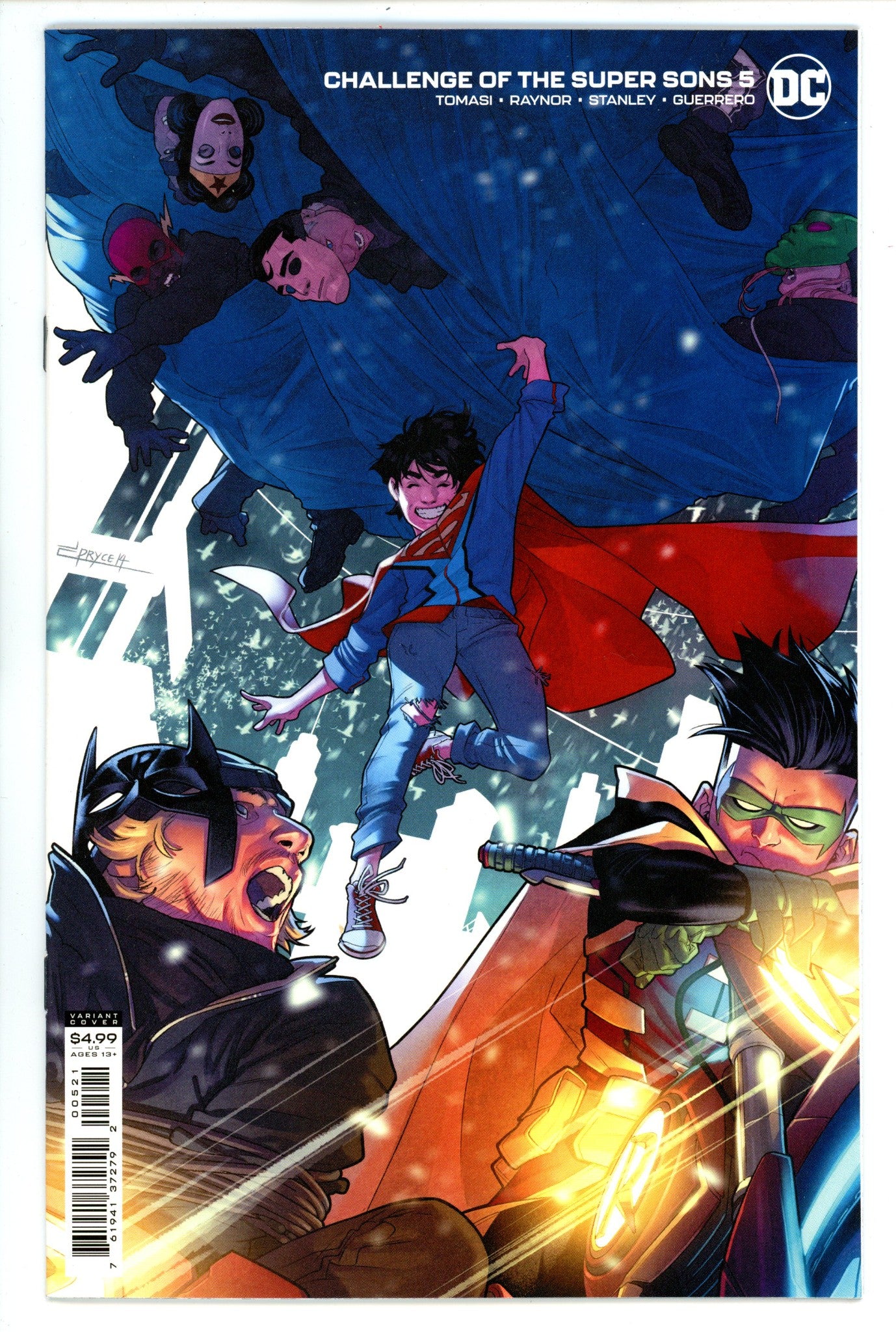 Challenge of the Super Sons 5 High Grade (2021) Campbell Variant 