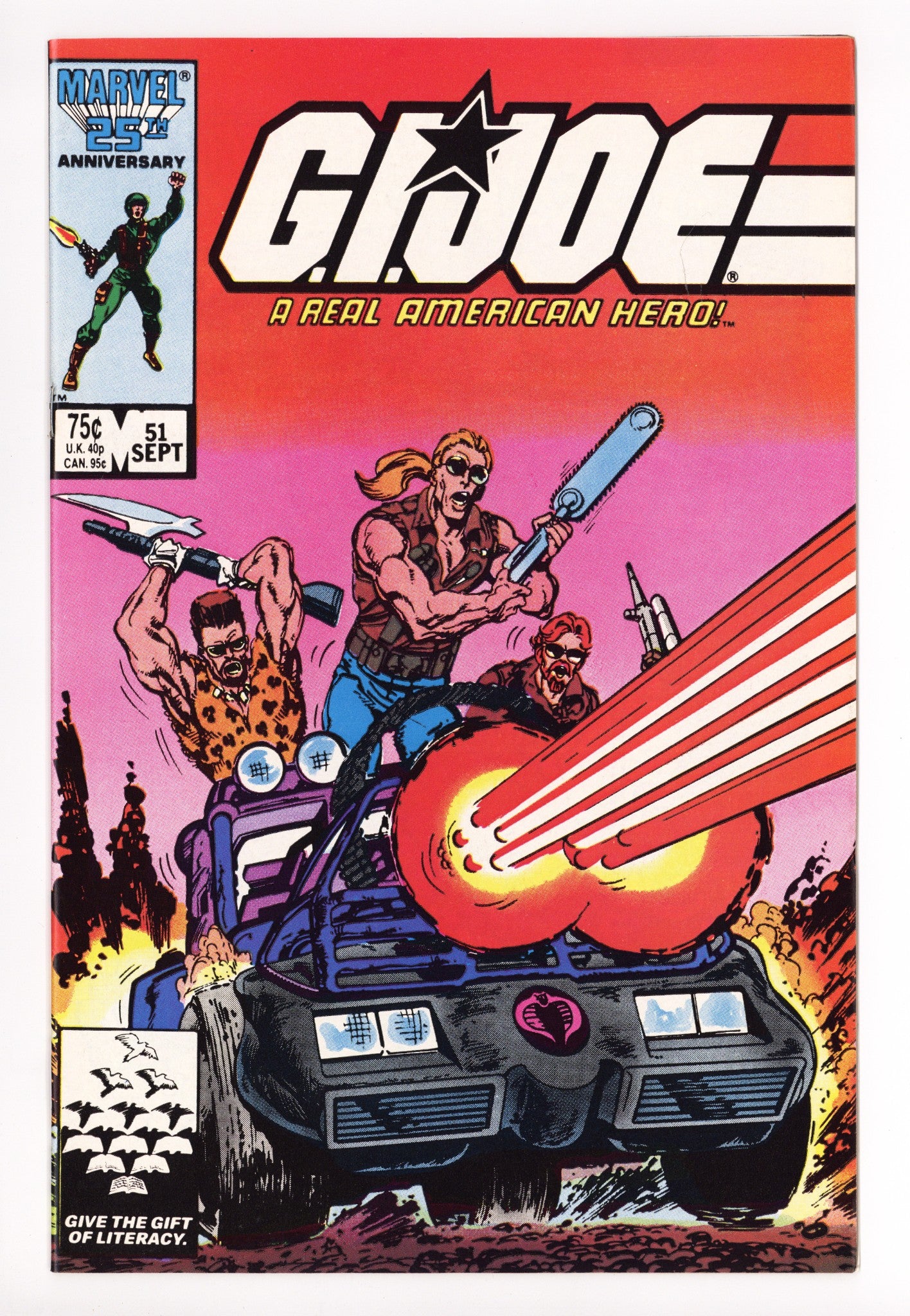 G.I. Joe, A Real American Hero 51 High Grade (1986) 