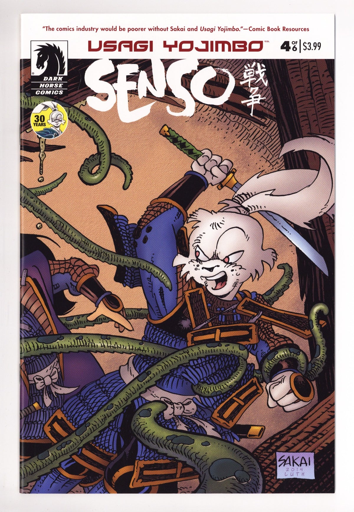 Usagi Yojimbo: Senso 4 High Grade Dark Horse (201 | CaptCan Comics ...