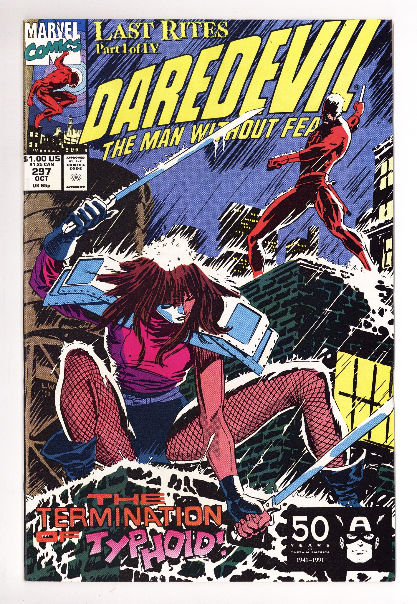 Daredevil Vol 1 297 Mid Grade (1991) 
