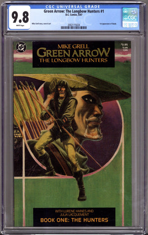 Green Arrow: The Longbow Hunters 1 CGC 9.8 (NM/M) (1987)