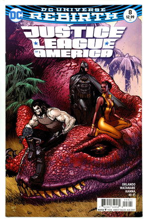 Justice League of America Vol 5 8 Watanabe Variant (2017)