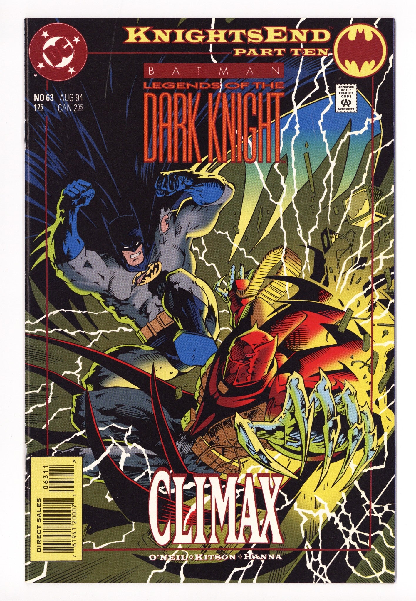 Batman: Legends of the Dark Knight 63 High Grade (1994) 