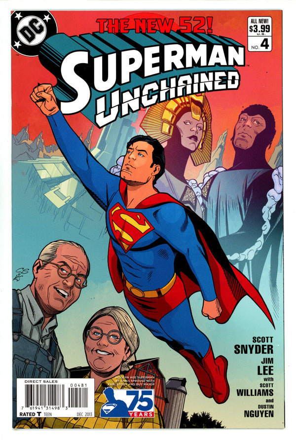 Superman Unchained 4 High Grade (2013) Sprouse Incentive Variant
