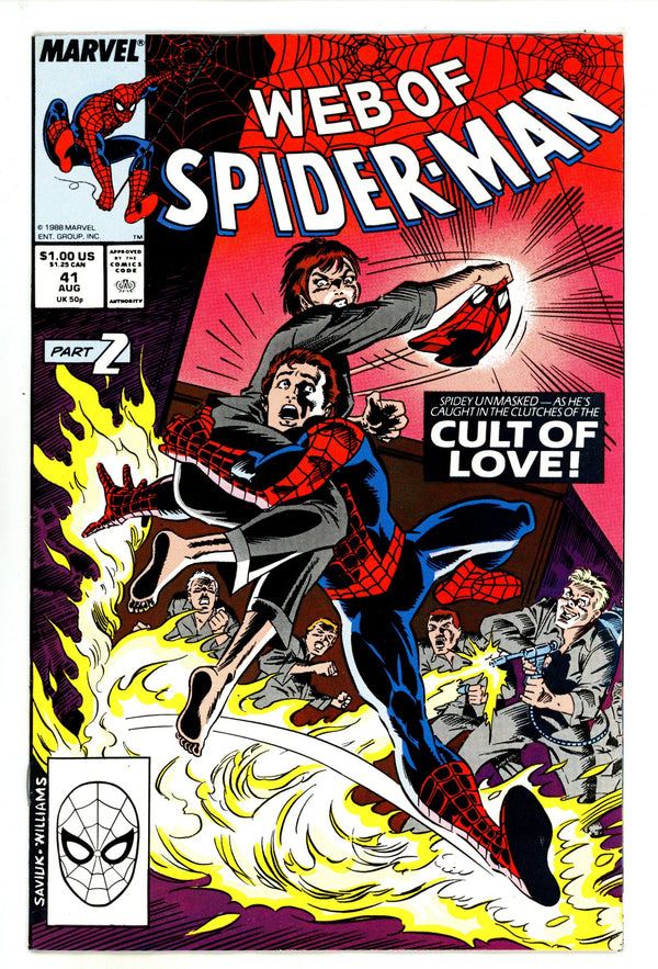 Web of Spider-Man Vol 1 41 High Grade (1988)