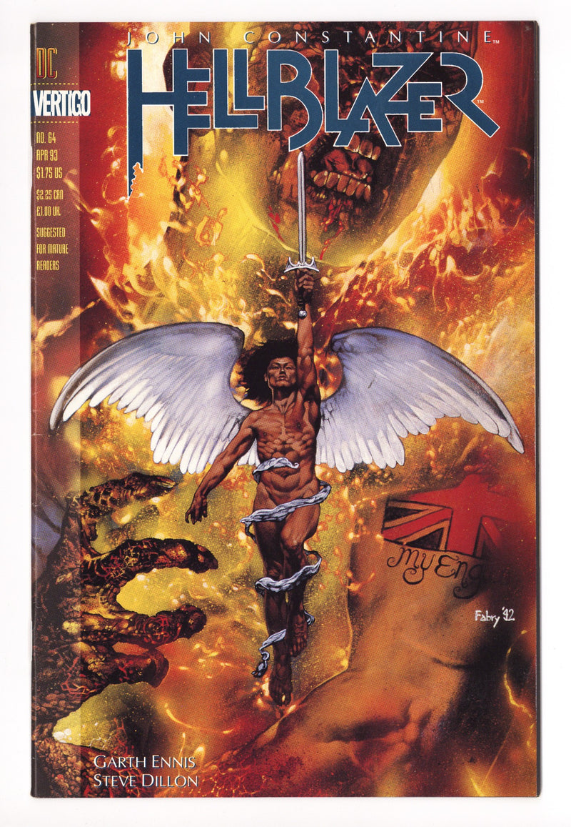 Hellblazer Vol 1 64 Mid Grade (1993) 