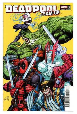 Deadpool Team-Up 2 Wolf Incentive Variant NM- (2024)