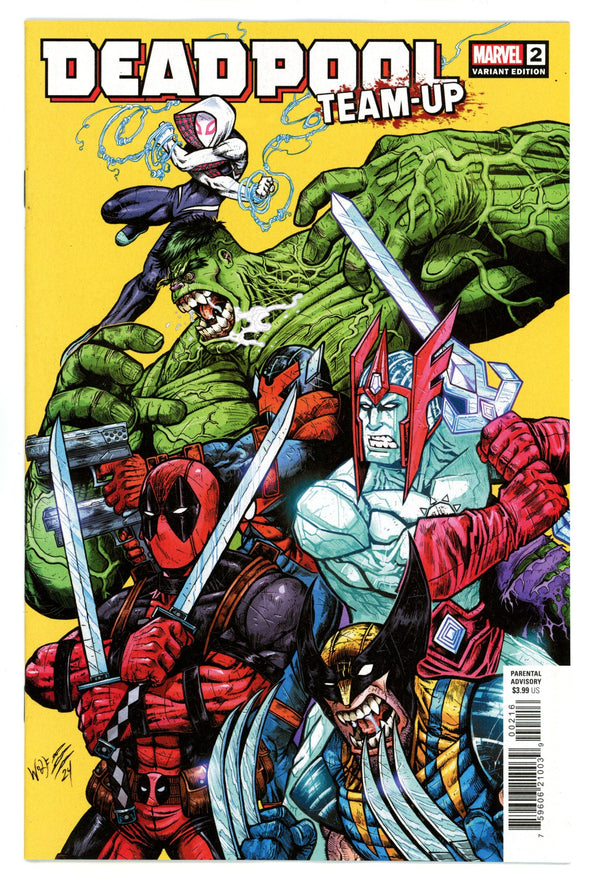 Deadpool Team-Up 2 Wolf Incentive Variant NM- (2024)