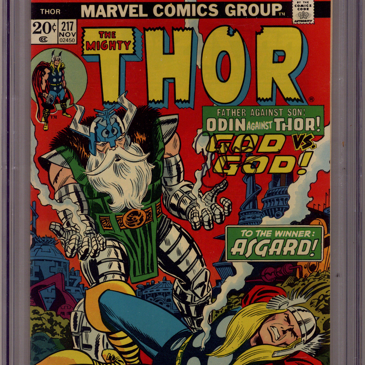 Thor Vol 1 217 CGC 9.0 (VF/NM) Marvel (1973) | CaptCan Comics
