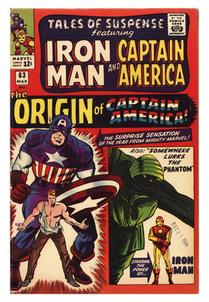 Tales of Suspense Vol 1 63 FN- (5.5) (1965)