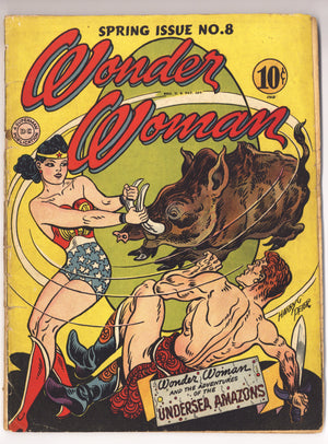 Wonder Woman Vol 1 8 FR/GD (1.5) Cover Detached (1944)