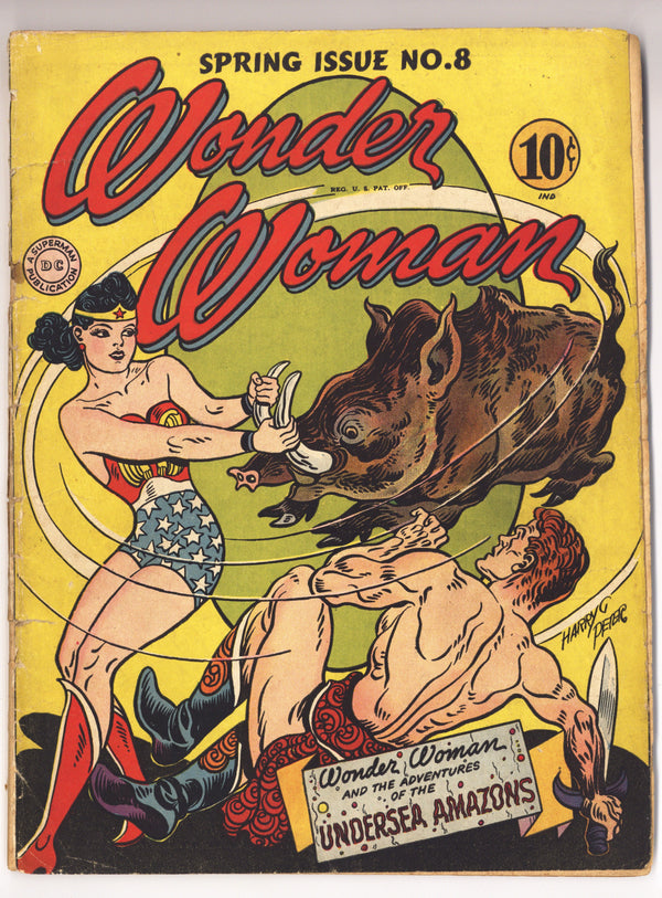 Wonder Woman Vol 1 8 FR/GD (1.5) Cover Detached (1944)