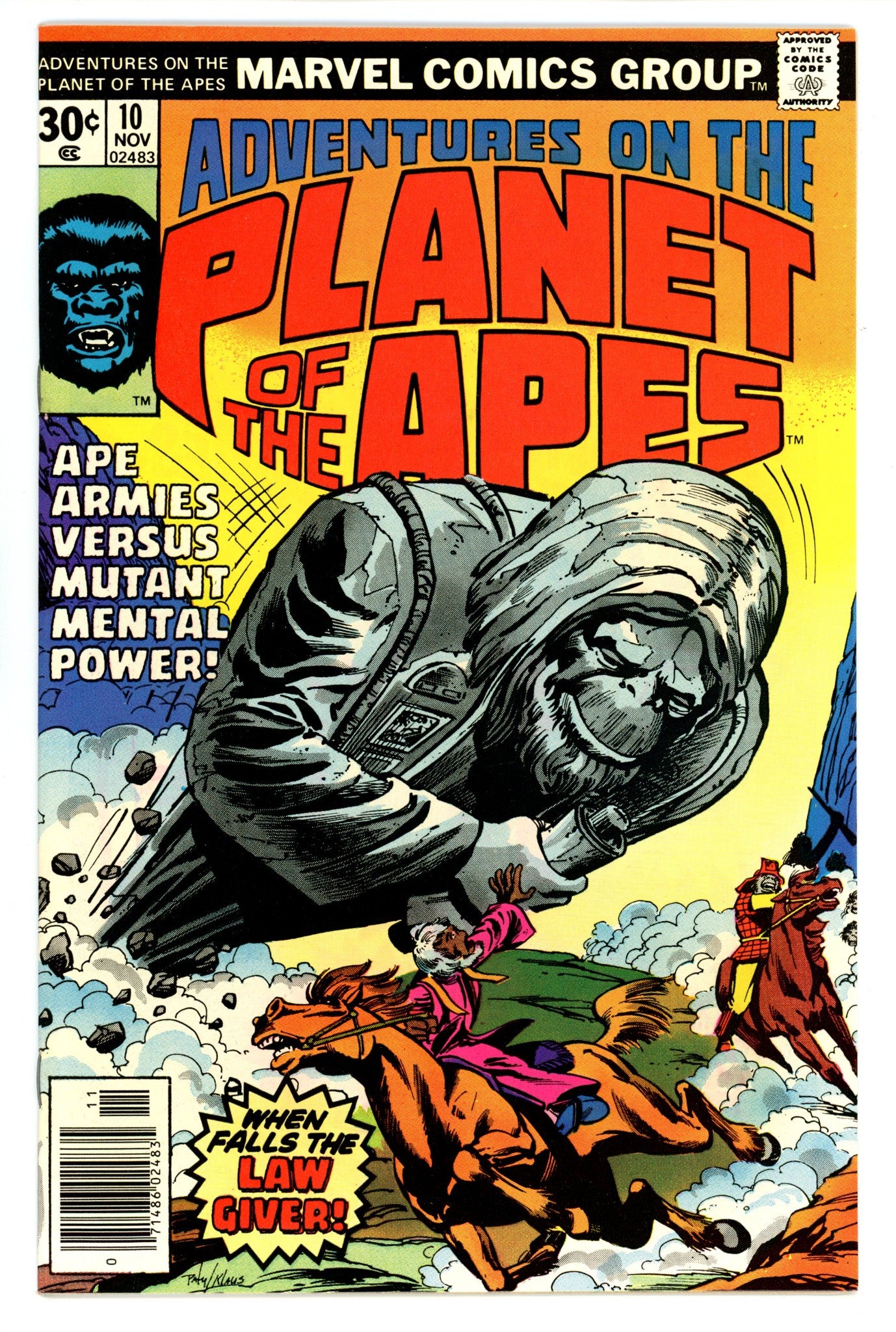 Adventures on the Planet of the Apes 10 NM- (9.2) (1976) 