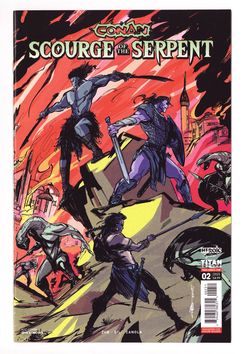 Conan The Barbarian Scourge Of The Serpent 2 Donovan Variant (2025)