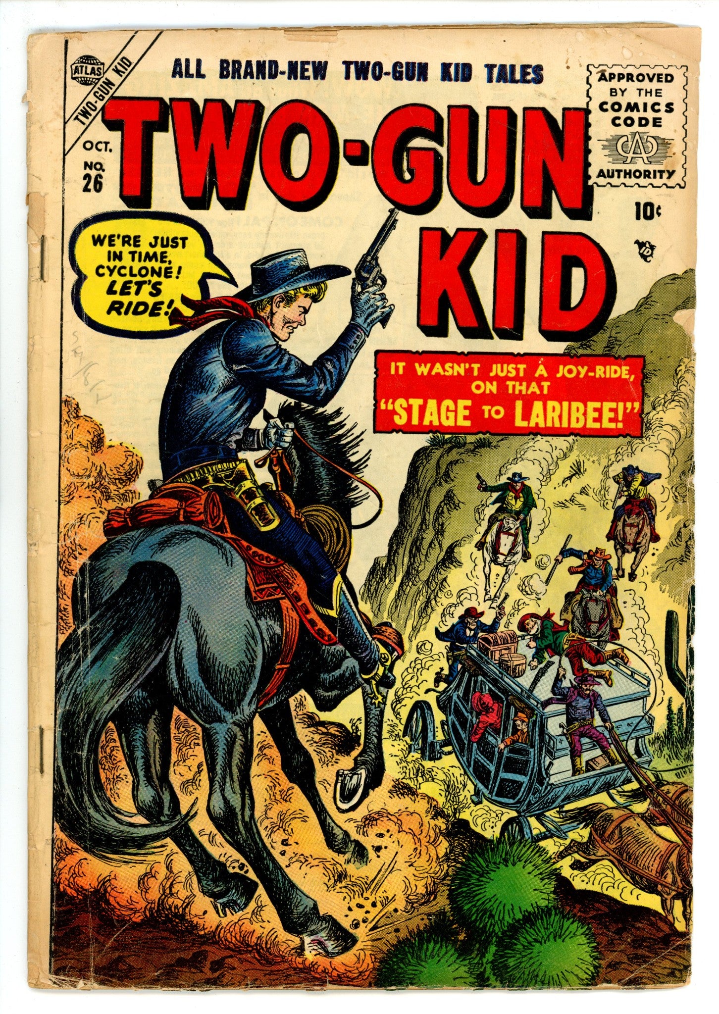 Two Gun Kid 26 GD+ (2.5) (1955) 