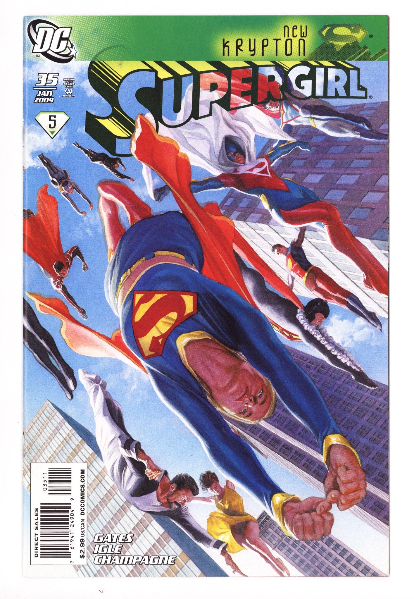 Supergirl Vol 5 35  High Grade   (2009)        