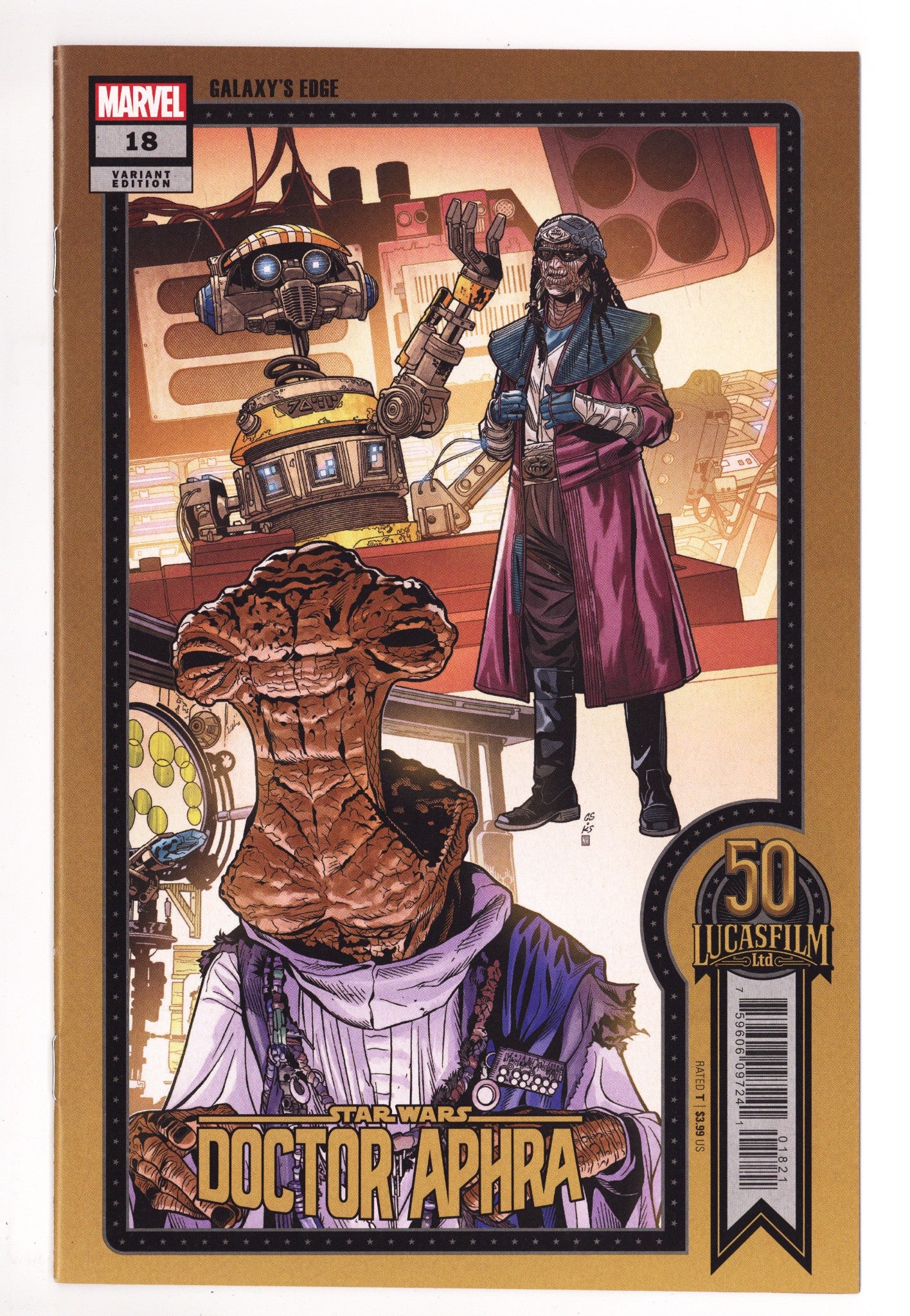 Star Wars: Doctor Aphra Vol 2 18 High Grade (2022) Sprouse Variant 