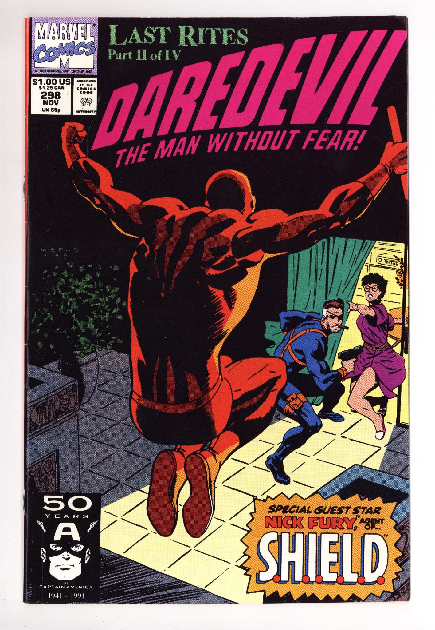 Daredevil Vol 1 298 Mid Grade (1991) 