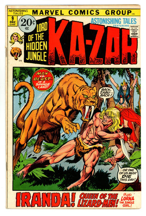 Astonishing Tales Vol 1 9 FN- (5.5) (1971) 