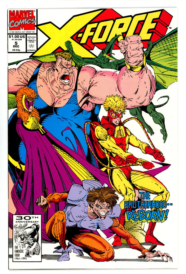 X-Force Vol 1 5 High Grade (1991)