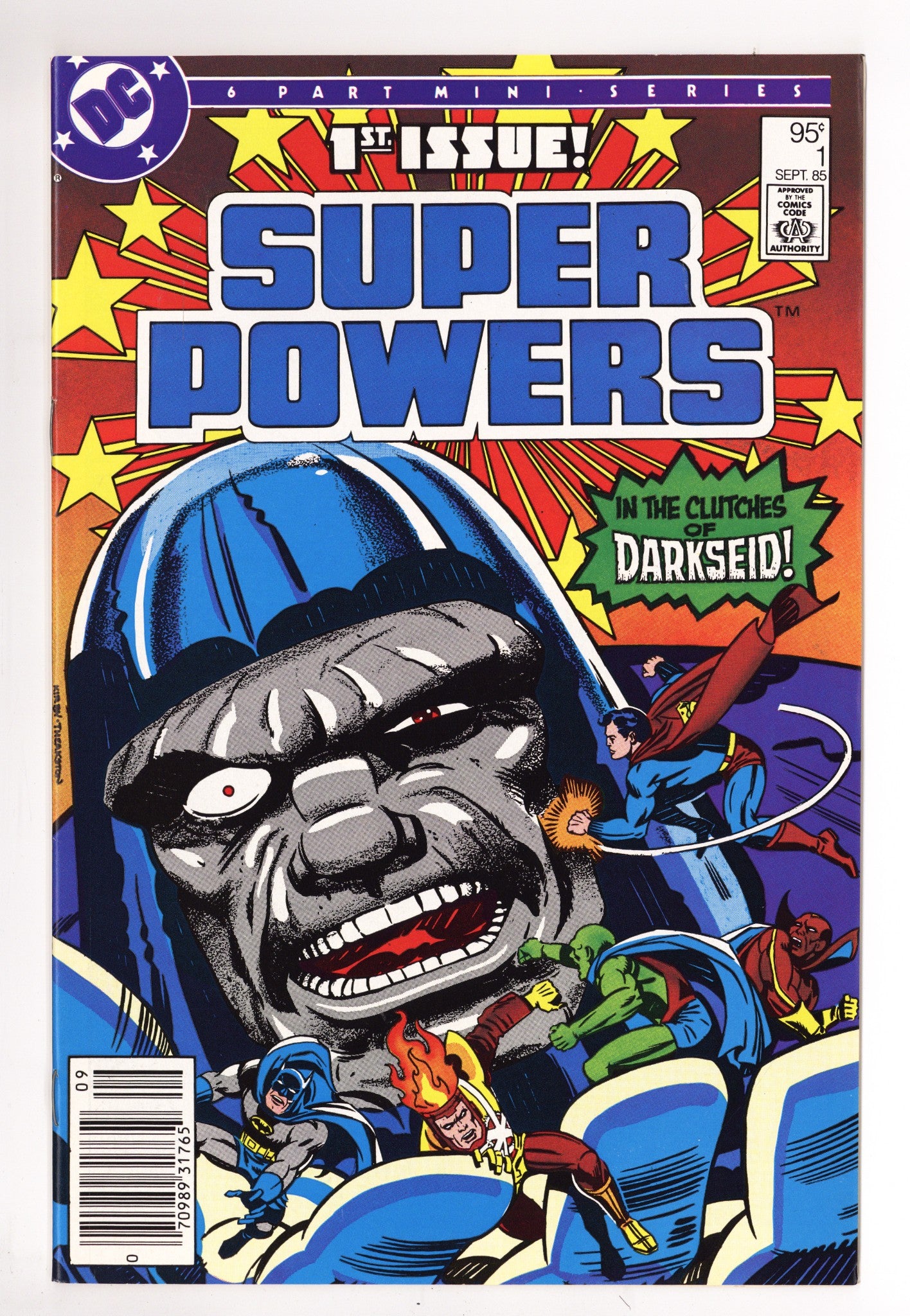 Super Powers Vol 2 1 VF (8.0) (1985) Canadian Price Variant 