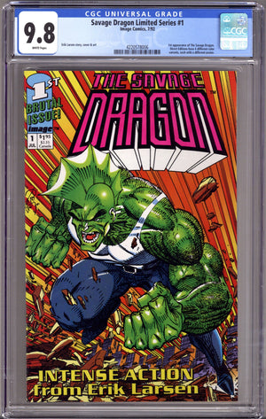 The Savage Dragon Vol 1 1 CGC 9.8 (NM/M) White Logo (1992)
