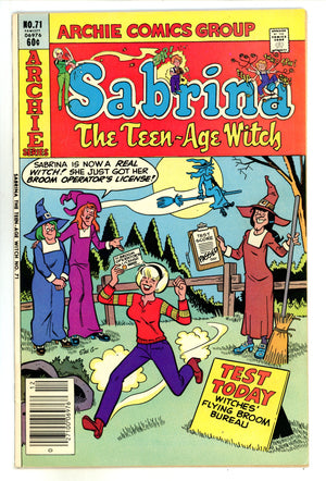 Sabrina, the Teenage Witch Vol 1 71 FN+ (6.5) (1981)
