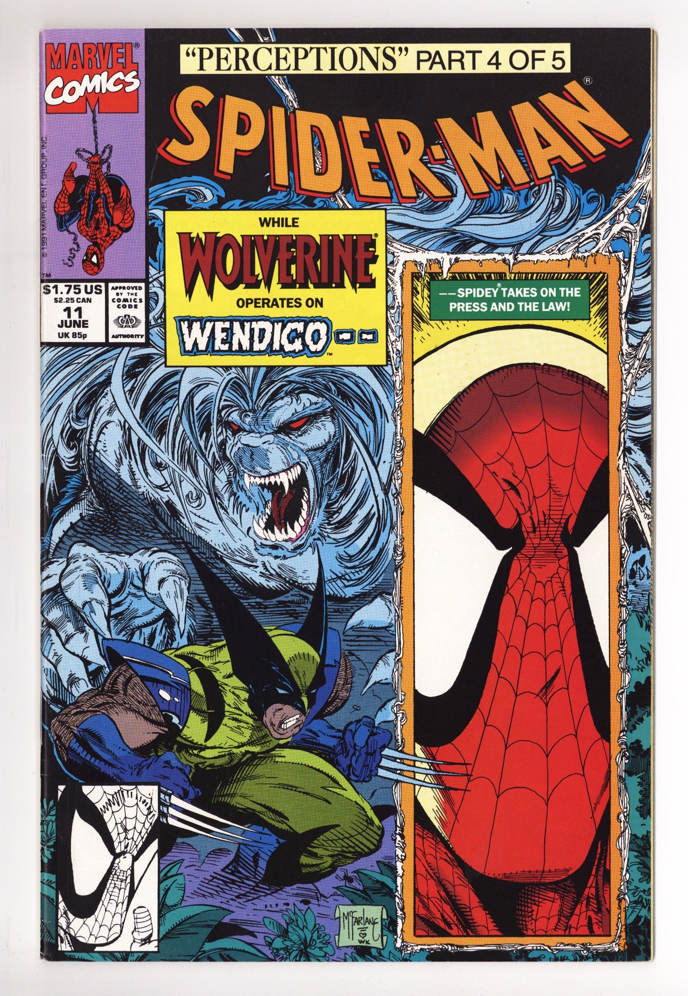 Spider-Man Vol 1 11 High Grade (1991) 