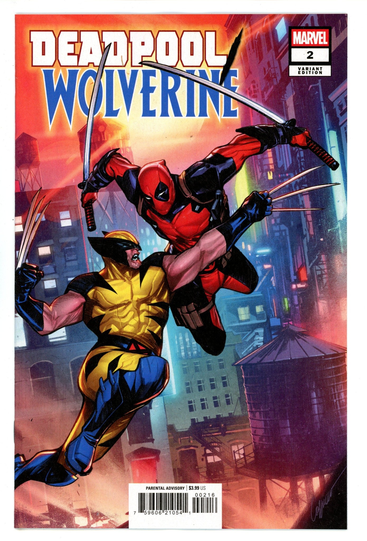 Deadpool/Wolverine 2 Cappuccio Incentive Variant NM (2025)