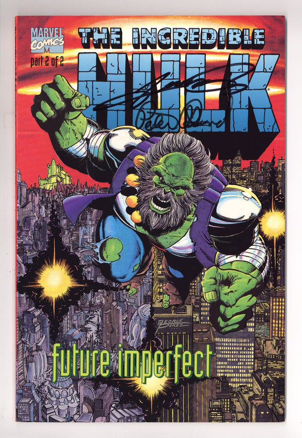 Hulk: Future Imperfect 2 VF/NM (9.0) (1993) Signed x2 Cover George Perez & Peter David